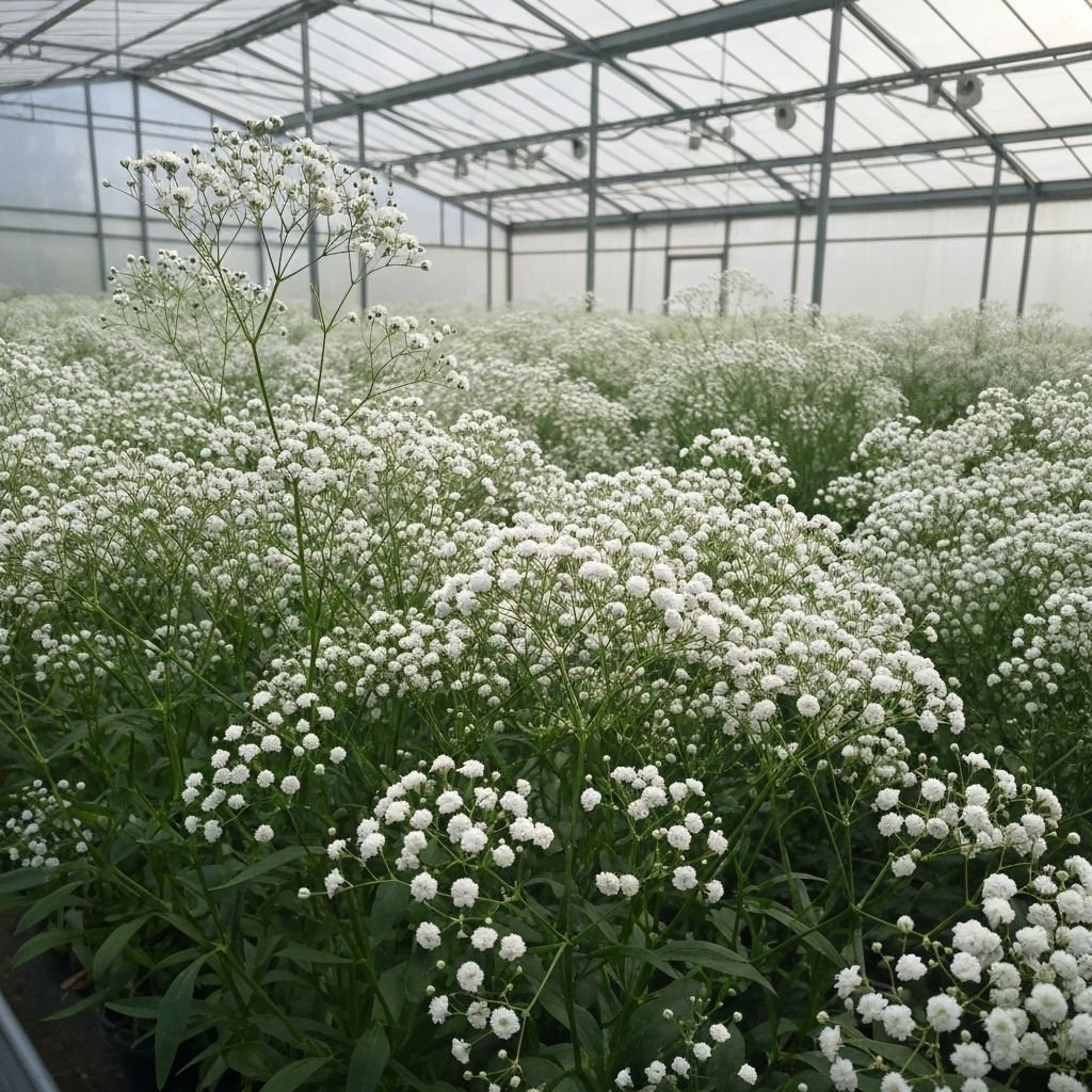 Gypsophila Protected Farming Setup