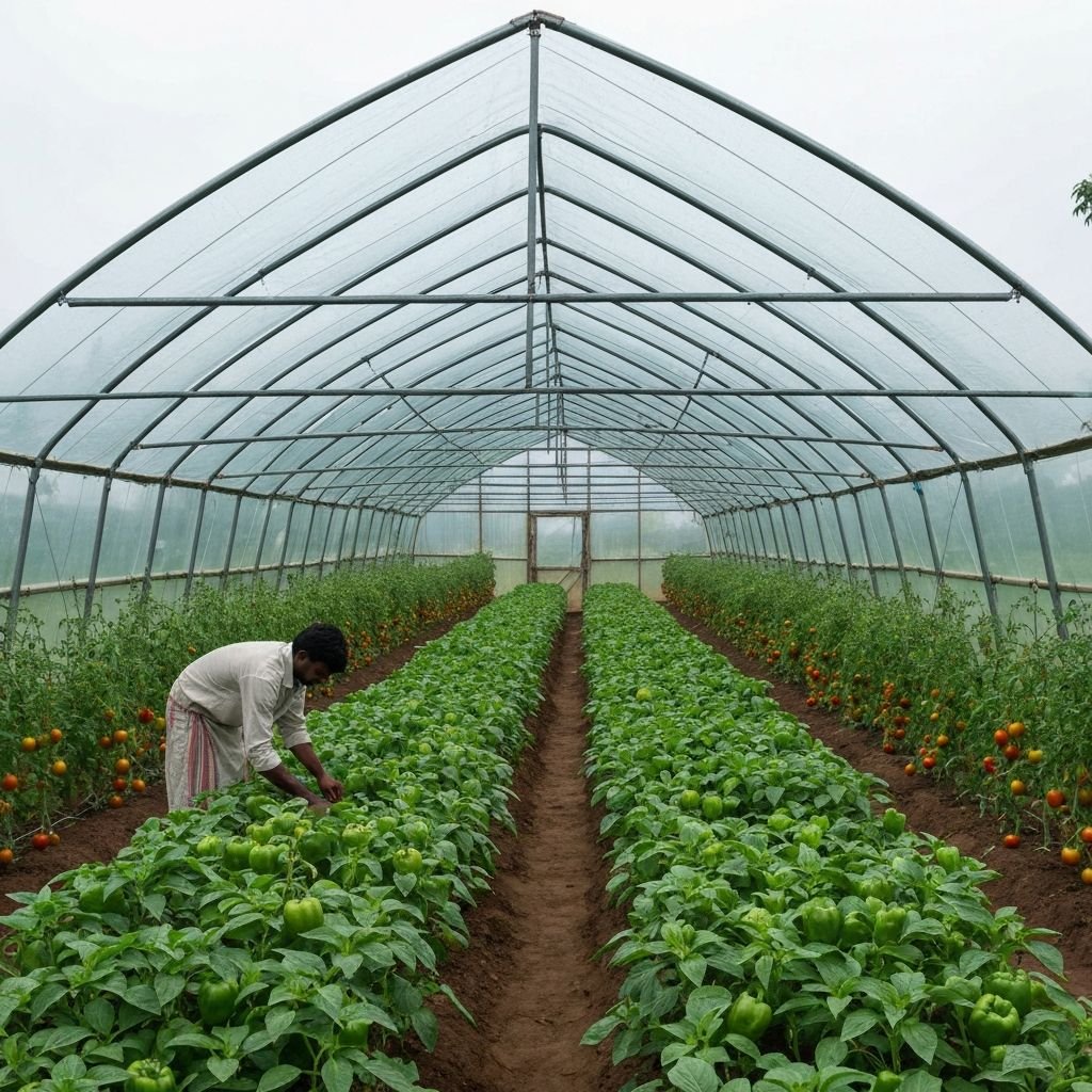 Low-Cost Polyhouse for Vegetable Grower