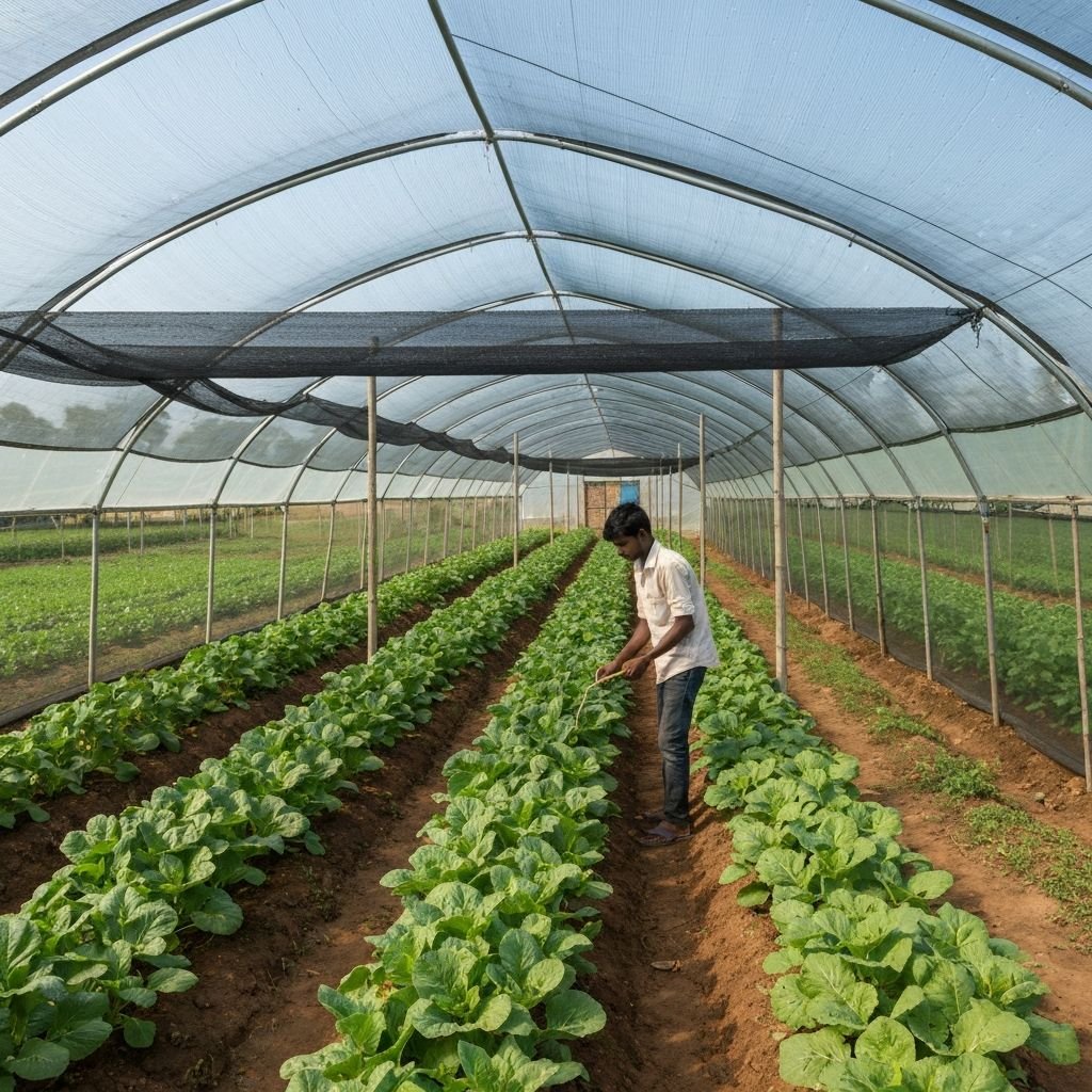 Low-Cost Polyhouse for Vegetable Grower